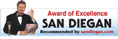 Catering Award from San Diegan